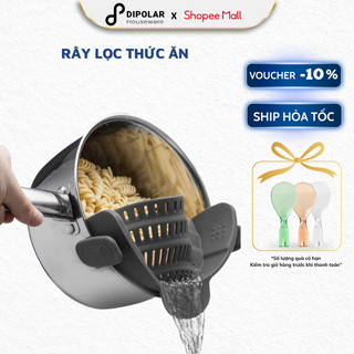 Dụng Cụ Rây Lọc Thức Ăn Mì Thực Phẩm Silicon DIPOLAR Kẹp Điều Chỉnh Kích Thước Tiện Lợi Dành Cho Nhà Bếp - DRL01