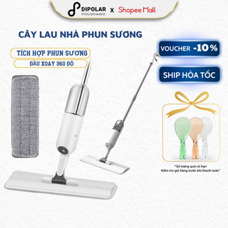 Cây Lau Nhà Phun Sương Thông Minh DIPOLAR Đa Năng Xoay 360 Độ Bình Chứa Nước Dung Tích Lớn 350ml - DCLN01