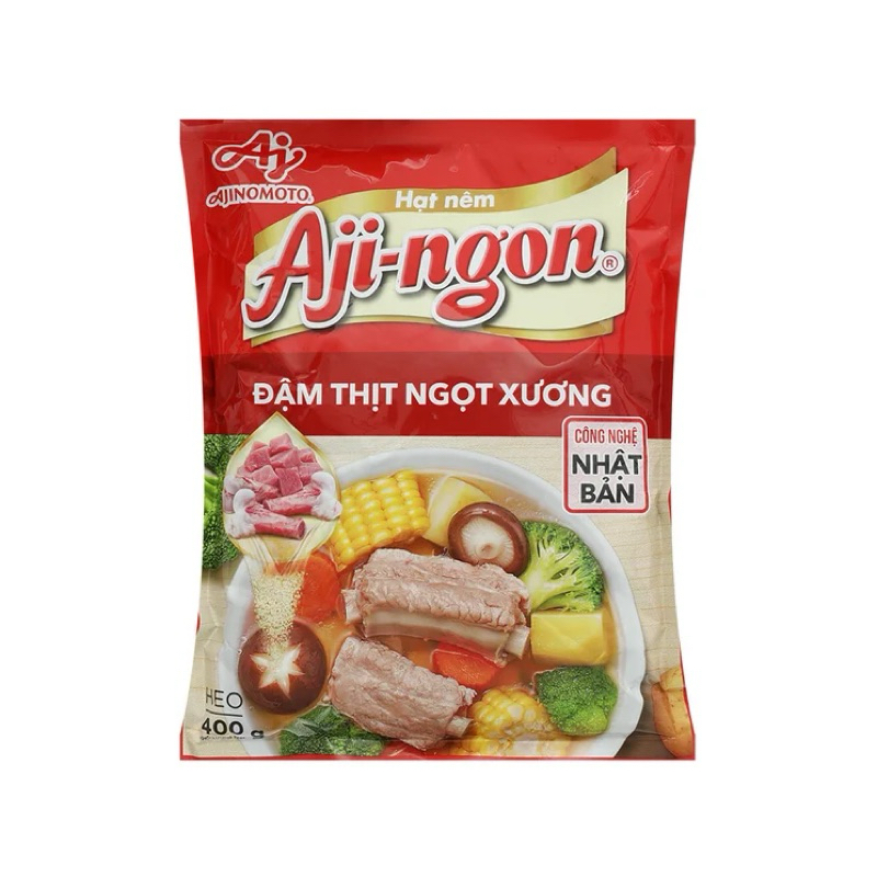 Hạt nêm Aji-ngon vị heo gói 400g date mới