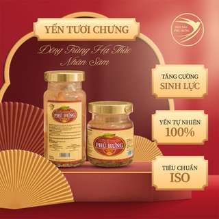 Combo vỉ 10 Hũ lẻ Yến sào Phú Hưng vị Đông trùng kết hợp Nhân Sâm tăng cường và hồi phục sinh lực nhanh chóng