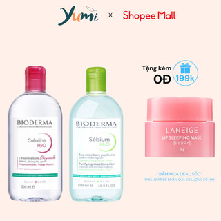Nước Tẩy Trang Bioderma 500ml Của Pháp Chính Hãng, Nước Tẩy Trang Cho Da Dầu Mụn, Da Nhạy Cảm