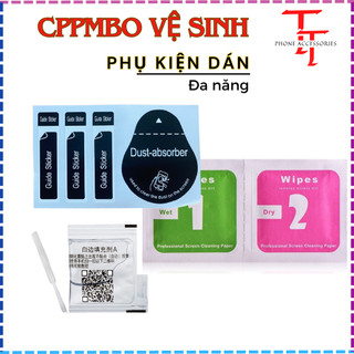 Bộ Khăn Lau và Lấy Bụi Chuyên Dụng Dùng Để Vệ Sinh màn Hình, Dán Cường Lực Điện Thoại, Lau Kính