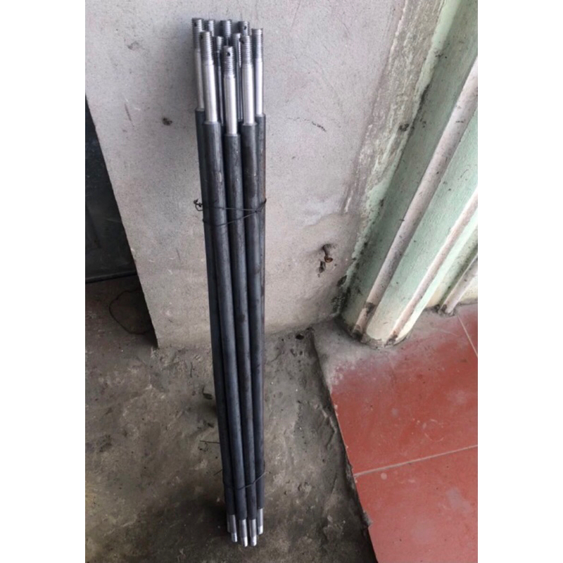 Trục xe đẩy phi 22 mm lắp bi 6304
