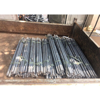 Trục xe đẩy phi 22 mm lắp bi 6304