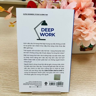 Sách - Deep Work - Làm ra làm chơi ra chơi