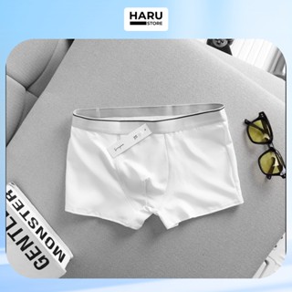  Quần lót nam cạp lụa sang trọng sịp xì đùi nam co giãn 4 chiều boxer nam màu trắng đen,xám xanh than size lớn nhỏ 