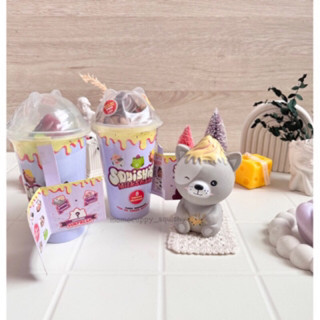 Đồ chơi squishy Mlikshake ly kem nhiều mẫu đáng yêu.