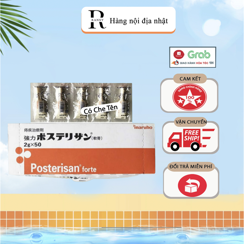 Kem bôi trĩ Posterisan Forte nội địa Nhật Bản ( Hàng Bệnh Viện )