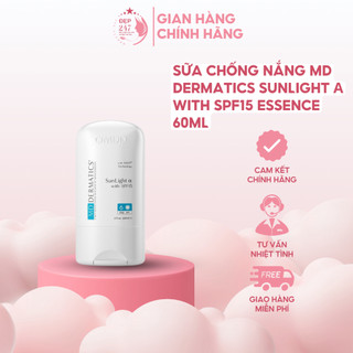 Sữa chống nắng md dermatics sunlight α with spf15 essence 60ml