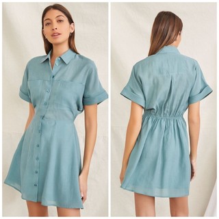 Váy đầm sơ mi F21 xuất dư xịn 2 màu size