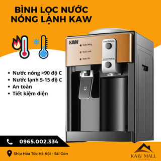 Cây Nước Nóng Lạnh Mini KAW Làm Nước Nóng Lạnh Nhanh, An Toàn Sử Dụng Tiết Kiệm Điện, Bảo hành 12 tháng