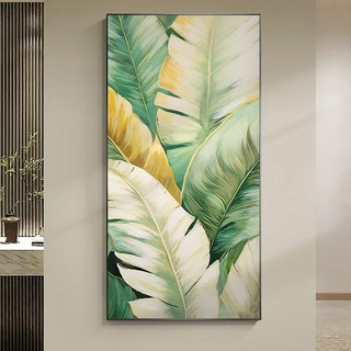 Tranh Treo Tường Tranh Lá Cây Chuối Tranh decor phòng Tranh hiện đại
