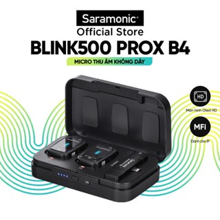Micro Thu Âm Không Dây Saramonic Blink500 ProX  B4- Chỉ dùng Cho Điện Thoại IP 14 trở xuống - Quay Video, Livestream