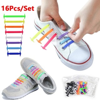 Set 16 Dây Giày Silicone Co Giãn Không Cần Buộc Tiện Lợi