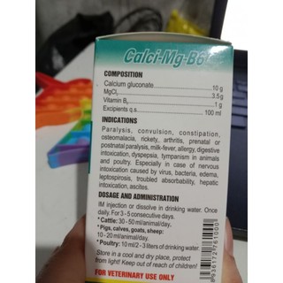 ca mg b6 50ml 100ml