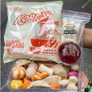 Set Lẩu Tokbokki Kèm Mì Siêu Topping