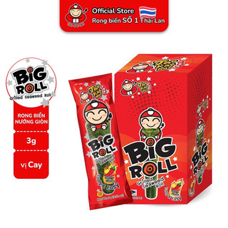 Snack rong biển taokaenoi big roll 3g vị cay