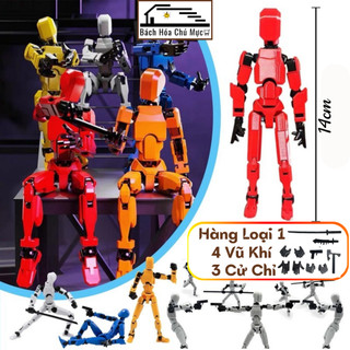 Đồ Chơi Mô Hình Lego Dunmy In 3D Lắp Ráp Thông Minh 13 Khớp Nối Cử Động Linh Hoạt Bản Full 4 Vũ Khí 3 Trạng Thái