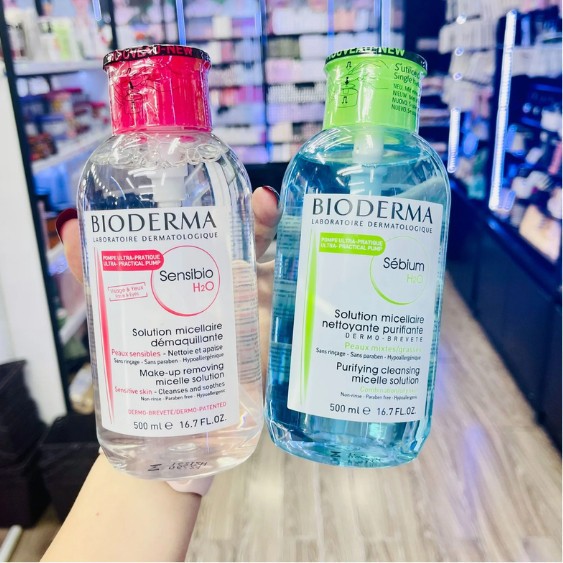 Nước Tẩy Trang Bioderma 500ml Của Pháp Chính Hãng dùng Cho Da Dầu Mụn, Da Nhạy Cảm, Thường Vfa Mọi Loại Da | BigBuy360 - bigbuy360.vn