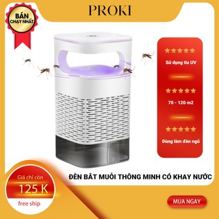 Đèn bắt muỗi thông minh Proki có khay đựng nước - Máy bắt muỗi thông minh bằng tia UV