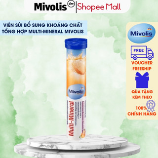 Viên sủi bổ sung khoáng chất tổng hợp Multi-Mineral Mivolis Đức tuýp 20 viên