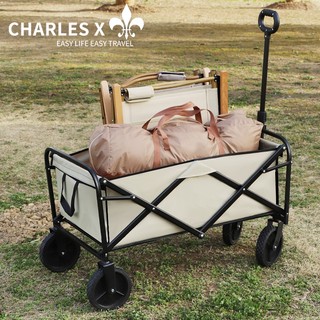 Xe kéo dã ngoại gấp gọn du lịch cắm trại,chịu tải trọng150kg xe đẩy gấp gọn điều chỉnh tự do90°