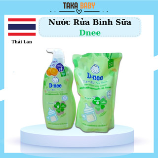 Nước rửa bình sữa dnee organic thái lan túi 550ml - chai 600ml