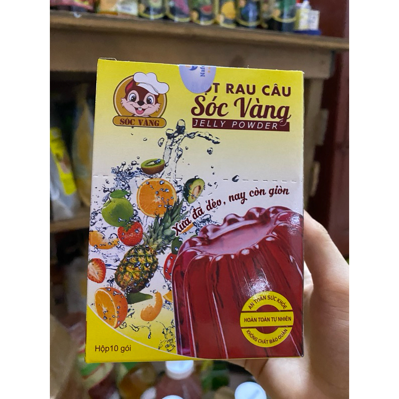 Bột Rau Câu Con Cá Dẻo 3D Gói 10G Thạch Rau Câu Hiệp Long