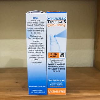 Xịt Tissue Điện giải 30ml