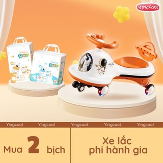 (combo 2b-tặng 1 xe đẩy gấp gọn hoặc xe lắc phi hành gia) bỉm yingcool super