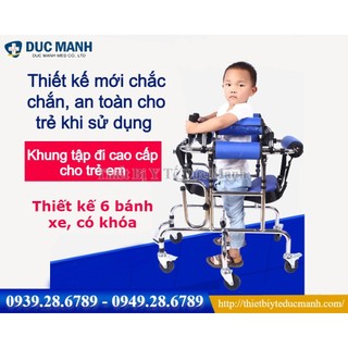 Khung tập đi cho trẻ em - xe tập đi cho trẻ bại não