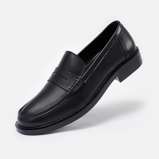 Giày Lười Nam Penny Loafer GNTA20235-D - Da Bò Thật Nguyên Tấm , Tăng Chiều Cao 4cm Cho Nam