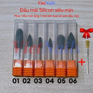 Đầu mài silicon đầu mài mịn nail - đầu mài phao mịn móng tay nhanh, đơn giản - đầu mài nail