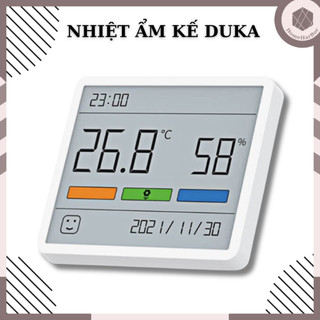 Nhiệt Ẩm Kế TH1 DuKa, Mini DuKa, Đo Nhiệt Độ Và Độ Ẩm, Màn Hình Lớn 3.67-inch, Pin Siêu Trâu, Bảo Hành 1 Năm