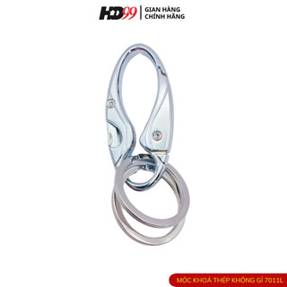 Móc chìa khoá HD99 7011L, Chất liệu thép không gỉ, mạ crome sáng bóng