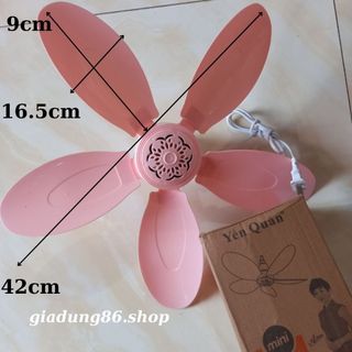 Quạt Trần Mini Yến Quân YQ-690, Nhỏ Gọn Tiện Lợi, Quạt Trần treo màn Mini