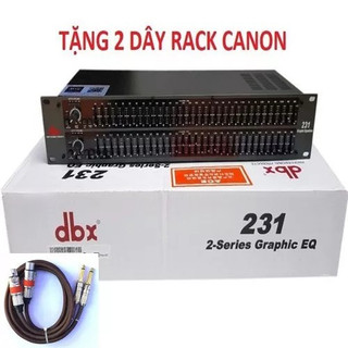 Bộ lọc tiếng âm thanh chuyên nghiệp lọc xì equalizer dbx 231,2 kênh lọc cực sạch không hề có tạp âm