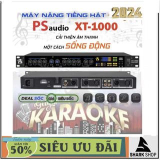 Máy nâng tiếng ps audio xt1000 plus,nâng tiếng karaoke cao cấp có cổng quang,bluetooth 5.0 chống hú rít hiệu qủa