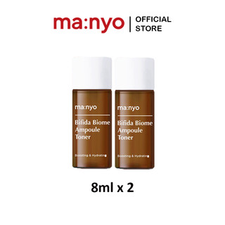  Combo 2 nước hoa hồng Ma:nyo Bifida Biome Ampoule Toner 8ml củng cố hàng rào bảo vệ da