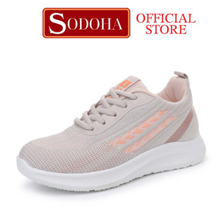Giày thể thao nữ sodoha sdh55 êm nhẹ siêu thoáng , chạy bộ , đi bộ siêu êm