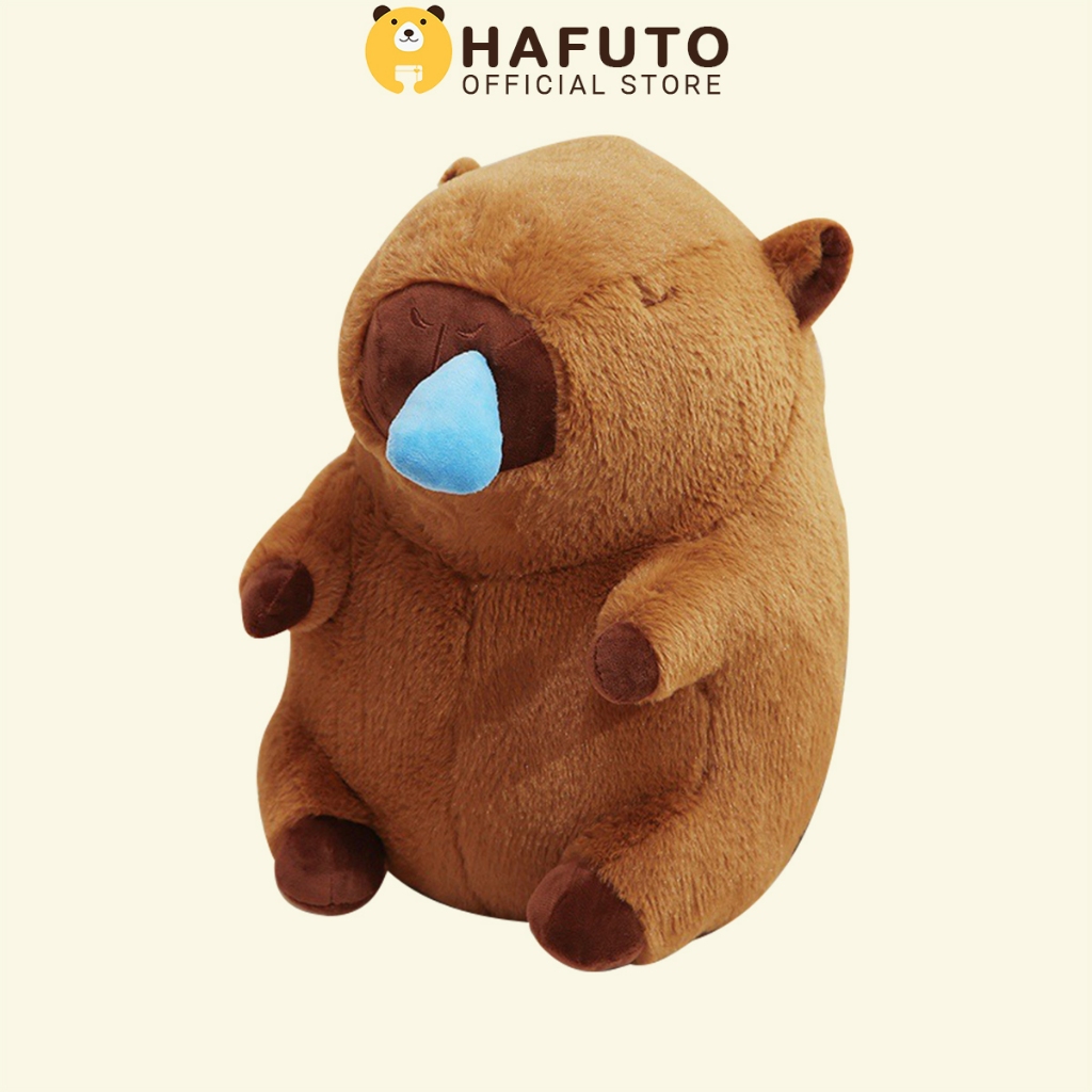 Gấu Bông Chuột Capybara Hafuto chảy nước mũi đáng yêu, quà tặng đồ chơi cho bạn gái