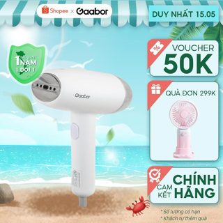 Bàn ủi hơi nước cầm tay Gaabor GS1200M-WH01A công suất 1200W dung tích 100ml - Hàng chính hãng