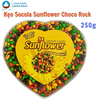 Kẹo Socola hướng dương Sunflower Choco Rock trái tim 250g Date 22.11.24