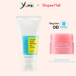 Sữa Rửa Mặt COSRX Low PH Good Morning Gel Cleanser Dạng Gel 150ml
