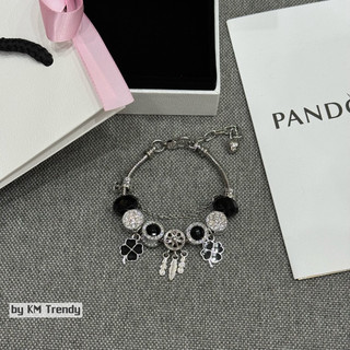 Pandora Vòng Tay Bạc Cài Khóa Quyến Rũ