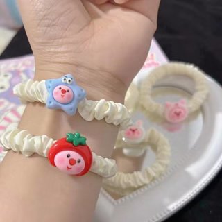 Dây chun buộc tóc, dây cột tóc đính charm đáng yêu dễ thương Loopy