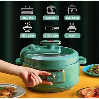 (BH 1 năm chính hãng AUX) Nồi áp suất nội địa -Nồi áp suất đa năng AUX. dung tích 3L chiên,xào,hầm,nấu,kho,hấp, lẩu