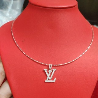Kiềng cứng bạc mặt L V