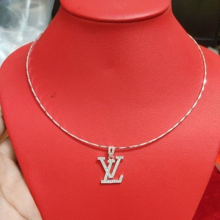 Kiềng cứng bạc mặt L V