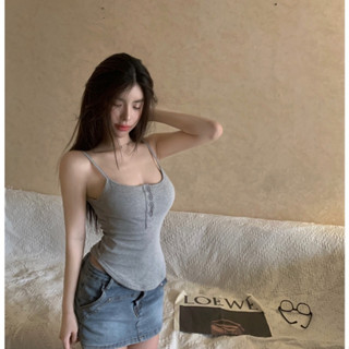  Áo hai dây thun croptop ôm KHÔNG CÓ MÚT NGỰC  KHUY  NƠ  phong cách Hàn Quốc CAMA STORE M526 
